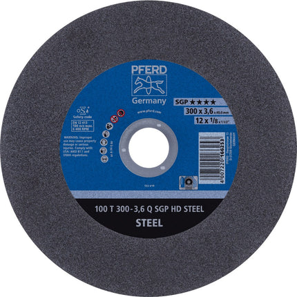 Afbeelding PFERD TOOLS doorslijpschijf voor stationair gebruik 100 T SGP HD STEEL
