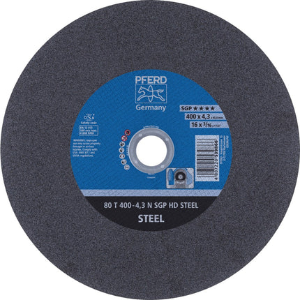 Afbeelding PFERD TOOLS doorslijpschijf voor stationair gebruik 100 T SGP HD STEEL