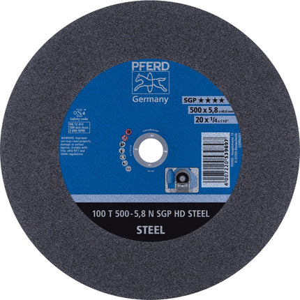 Afbeelding PFERD TOOLS doorslijpschijf voor stationair gebruik 100 T SGP HD STEEL
