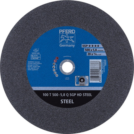 Afbeelding PFERD TOOLS doorslijpschijf voor stationair gebruik 100 T SGP HD STEEL