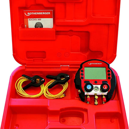 Rothenberger ROCOOL 600 SET RED BOX + 2 TEMPERATUURKLEMMEN - 1000000572
