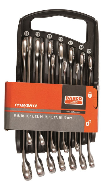 Bahco Ringsteeksleutelset 12D – 111M/SH12