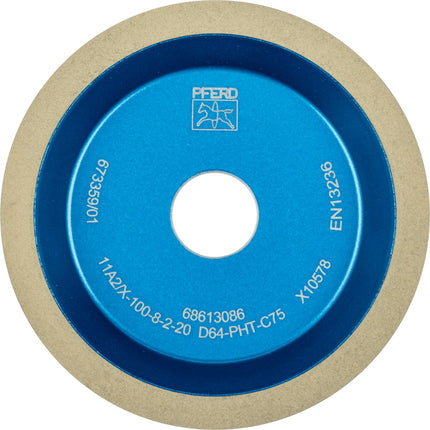 Afbeelding PFERD TOOLS diamant komsteen 11A2/60° D PHT C