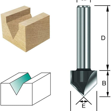 ENT V-Groeffrees 12.7 90 Graden D=8 – 7912048