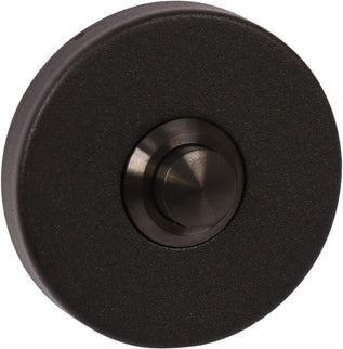 Beldrukker rond rvs mat zwart  Oxloc