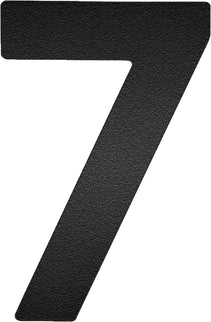 Huisnummer rvs mat zwart Oxloc