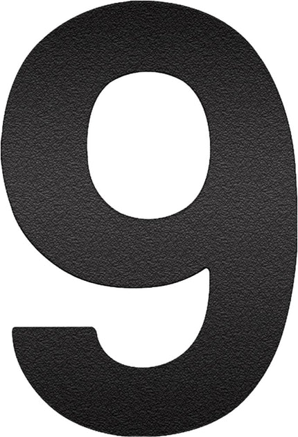 Huisnummer rvs mat zwart Oxloc