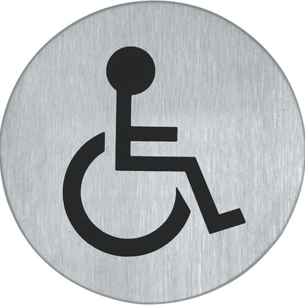 Symboolplaat invalide toilet Oxloc