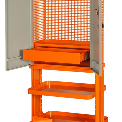 BAHCO GEREEDSCHAPSKAST WIELEN ORANJE
