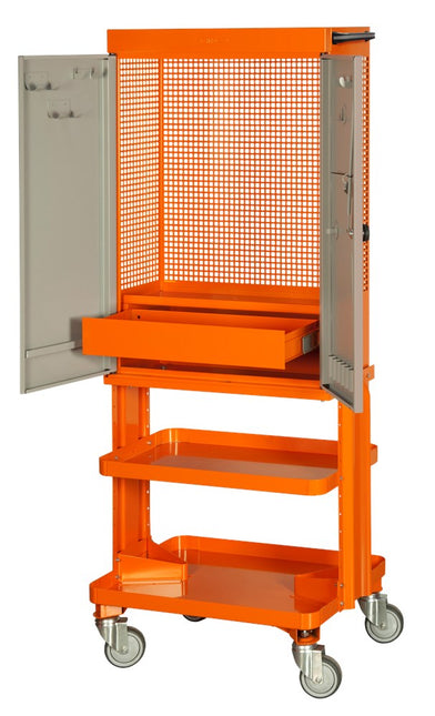 BAHCO GEREEDSCHAPSKAST WIELEN ORANJE