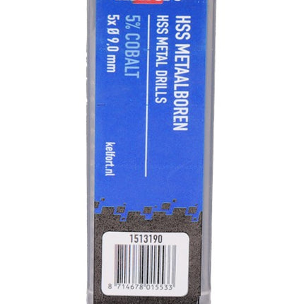 Metaalspiraalboor HSS Kelfort