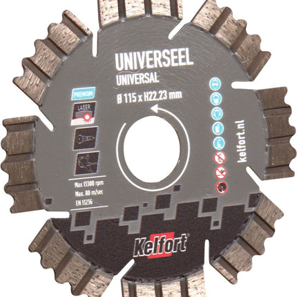 Diamantzaagblad universeel Kelfort