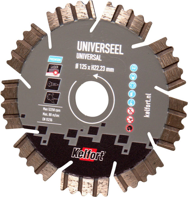 Diamantzaagblad universeel Kelfort