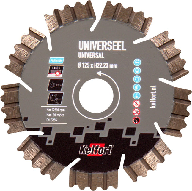 Diamantzaagblad universeel Kelfort