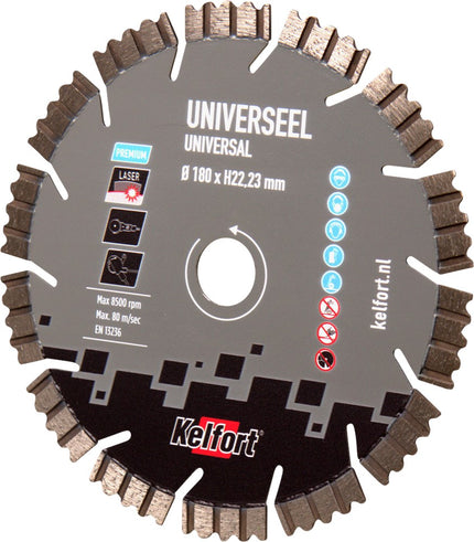 Diamantzaagblad universeel Kelfort