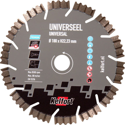 Diamantzaagblad universeel Kelfort