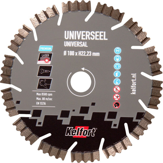 Diamantzaagblad universeel Kelfort