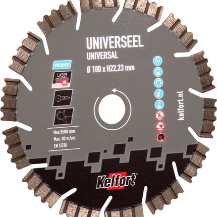 Diamantzaagblad universeel Kelfort