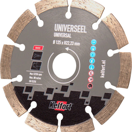 Diamantzaagblad universeel Kelfort