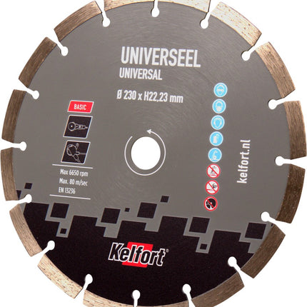 Diamantzaagblad universeel Kelfort