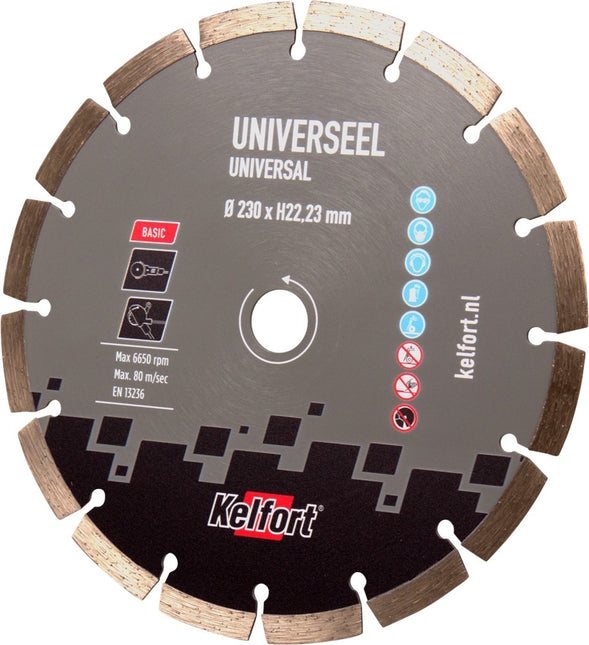 Diamantzaagblad universeel Kelfort
