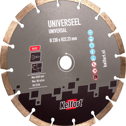 Diamantzaagblad universeel Kelfort