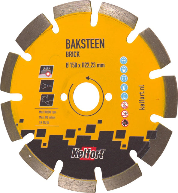 Diamantzaagblad baksteen Kelfort