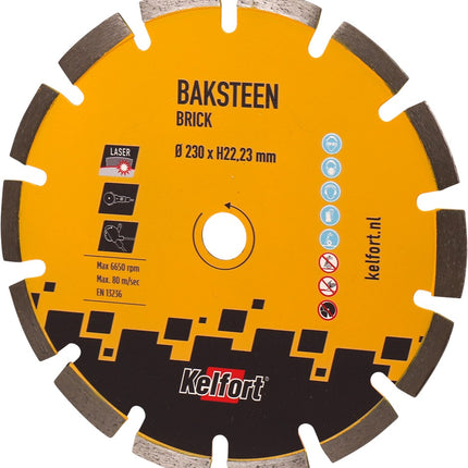 Diamantzaagblad baksteen Kelfort