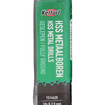 Metaalspiraalboor HSS Kelfort