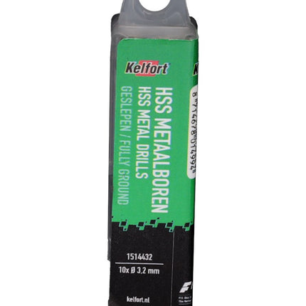 Metaalspiraalboor HSS Kelfort