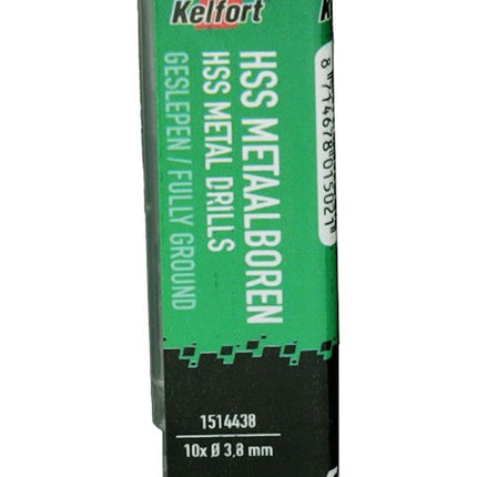 Metaalspiraalboor HSS Kelfort