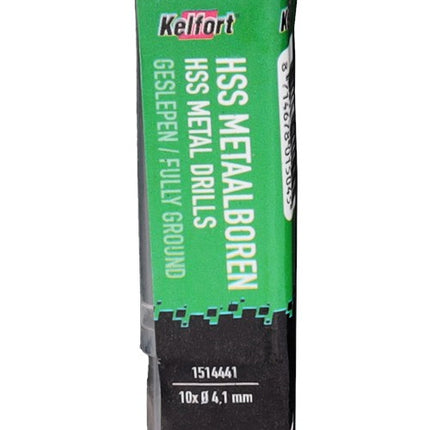 Metaalspiraalboor HSS Kelfort