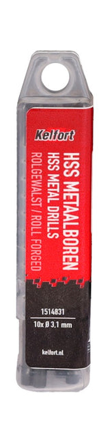 Metaalspiraalboor HSS Kelfort