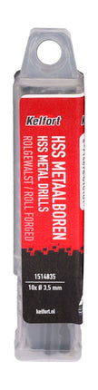 Metaalspiraalboor HSS Kelfort