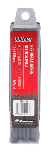 Metaalspiraalboor HSS Kelfort