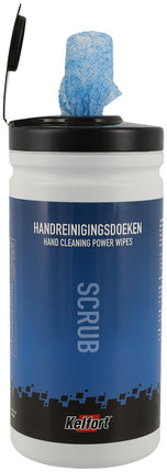 Handreinigingsdoeken met scrub Kelfort