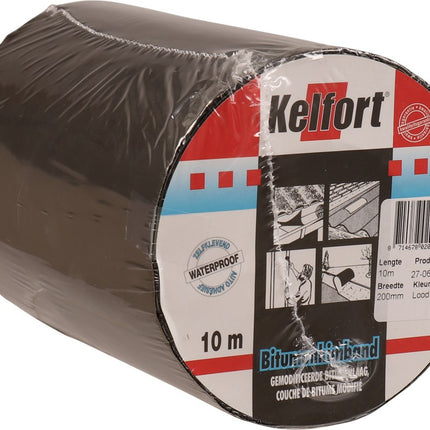 Bitumenkimband loodkleurig Kelfort