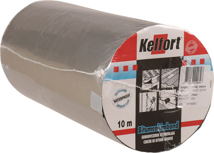 Bitumenkimband aluminiumkleurig Kelfort