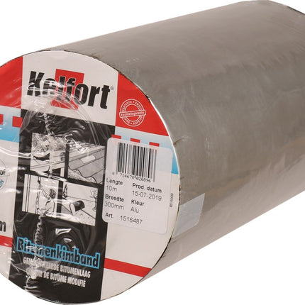 Bitumenkimband aluminiumkleurig Kelfort