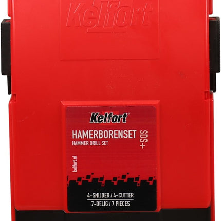 Hamerborenset SDS-plus 4-snijder Kelfort