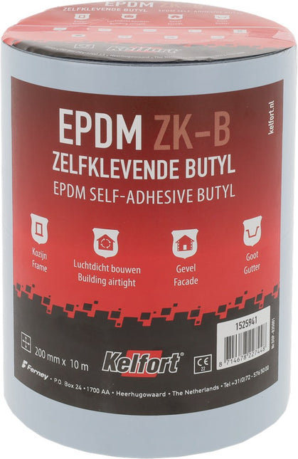 EPDM folie zwart
