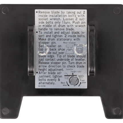 Makita Schaafbeitel Afstelmal Afstelplaat – 155270-7