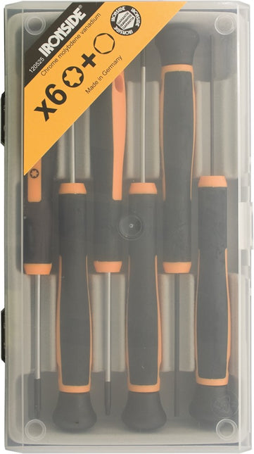 Precisieschroevendraaierset in doos dicht Ironside