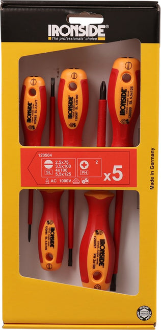 Elektriciënsschroevendraaierset Ironside
