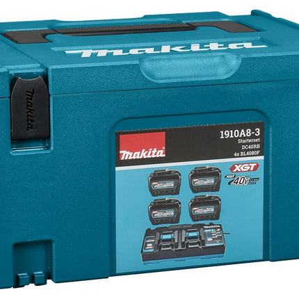 Makita Startset DC40RB - 4X BL4080F 4XBL4080F – 1910A8-3