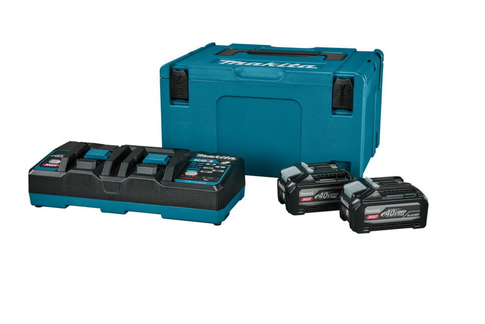 Makita XGT DC40RB Startset 2X BL4040F - Accu's – 1911D8-0