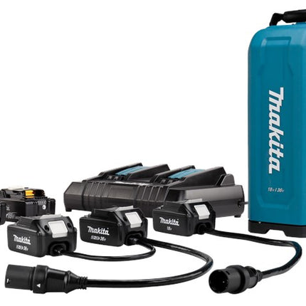 Makita Ruggedragen Accustation PDC01 Incl. 4X BL1850B DUO Snellader 18V– 191C50-5