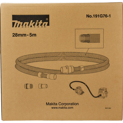 Makita Zuigslang 28X5000mm M/hoes – 191G76-1