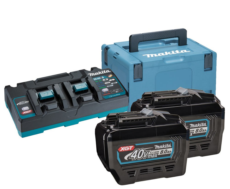 Makita Startset DC40RB - 2X BL4080F 2XBL4080F – 191Y97-1