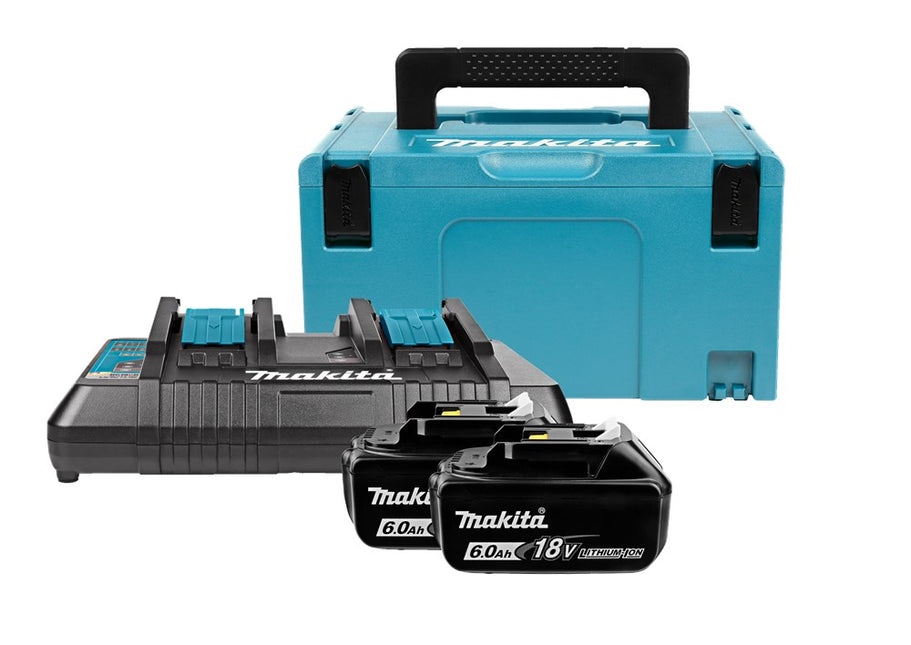 Makita Startset LXT DC18RD + 2X BL1860B – 198077-8